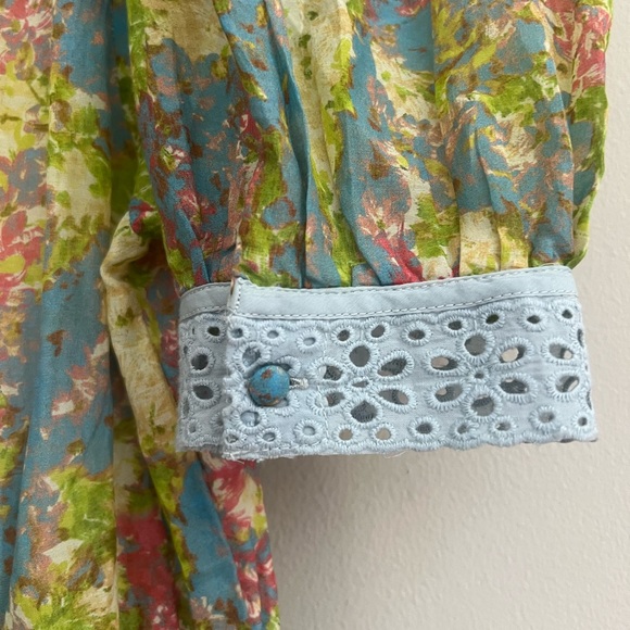 LoveShackFancy Multicolor Ruffle Mini Dress - Picture 13 of 16